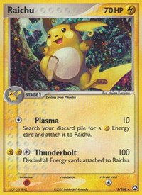 Raichu 12/108 · Reverse Holo