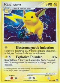Raichu 15/123 · Reverse Holo