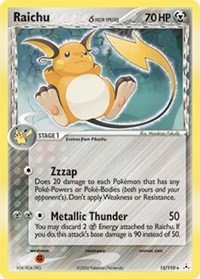 Raichu (Delta Species) 15/110 · Reverse Holo