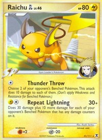 Raichu GL 31/111 · Reverse Holo