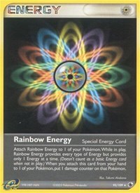 Rainbow Energy 95/109 EX Ruby and Sapphire Reverse Holo Pokémon card