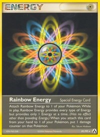 Rainbow Energy 81/92 EX Legend Maker Reverse Holo Pokémon card