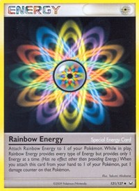 Rainbow Energy 121/127 Platinum Reverse Holo Pokémon card