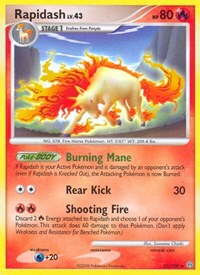 Rapidash 22/100 · Reverse Holo