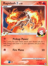 Rapidash E4 47/111 · Reverse Holo