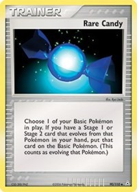 Rare Candy 90/110 EX Holon Phantoms Reverse Holo Pokémon card