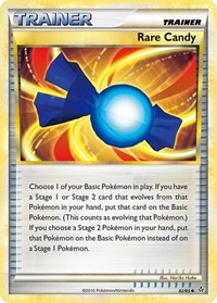 Rare Candy 82/95 Unleashed Reverse Holo Pokémon card