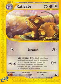 Raticate 089/144 · Reverse Holo