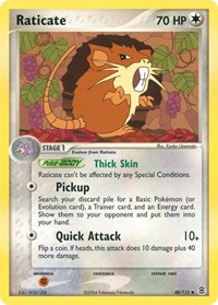 Raticate 48/112 · Reverse Holo