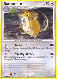 Raticate 61/132 · Reverse Holo