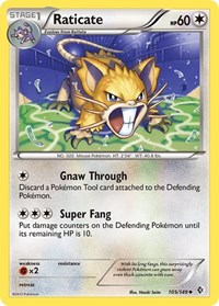Raticate 105/149 · Reverse Holo