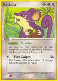 Rattata 71/109 · Reverse Holo