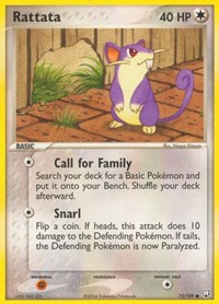 Rattata 72/109 · Reverse Holo