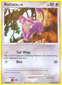 Rattata 103/132 · Reverse Holo
