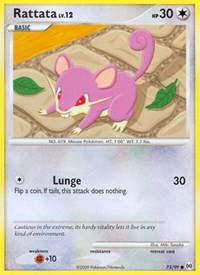 Rattata 73/99 · Reverse Holo
