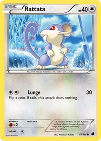 Rattata 87/116 · Reverse Holo
