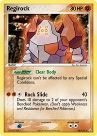 Regirock 28/110 · Reverse Holo