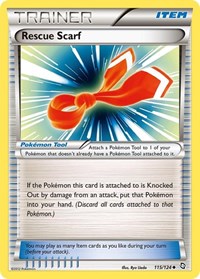 Rescue Scarf 115/124 Dragons Exalted Reverse Holo Pokémon card