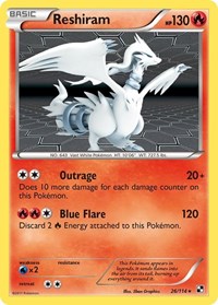 Reshiram 26/114 · Reverse Holo