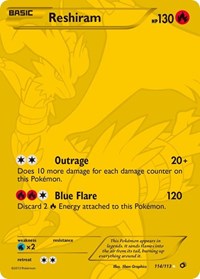 Reshiram (114 Full Art Secret Rare) 114/113