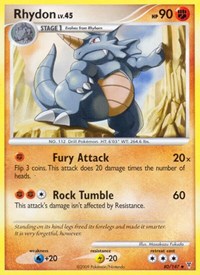 Rhydon 80 · Reverse Holo