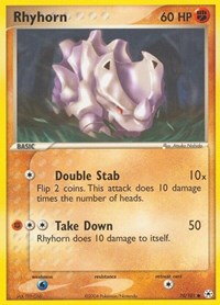 Rhyhorn 70/101 · Reverse Holo