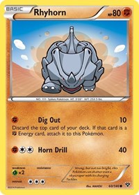Rhyhorn 60/146 · Reverse Holo