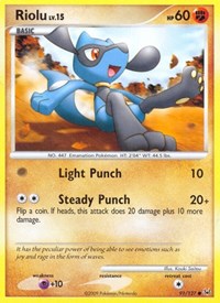Riolu 91/127 · Reverse Holo
