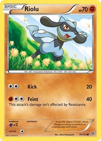 Riolu 76/135 · Reverse Holo