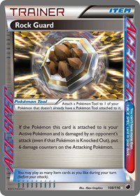 Rock Guard 108/116 Plasma Freeze Pokémon card