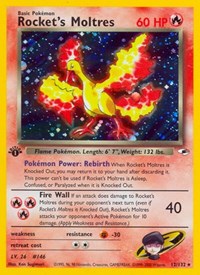 Rocket's Moltres 012/132 · 1st Edition