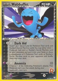 Rocket's Wobbuffet 47/109 · Reverse Holo