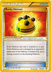 Rocky Helmet Secret 153/149 Boundaries Crossed Pokémon card