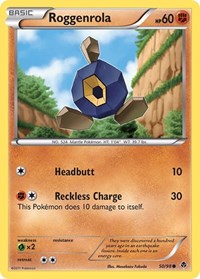 Roggenrola 50/98 · Reverse Holo