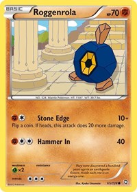 Roggenrola 65/124 · Reverse Holo