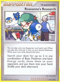 Roseanne's Research 125/132 Secret Wonders Reverse Holo Pokémon card