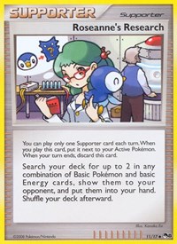 Roseanne's Research 011/017 POP Series 8 Pokémon card