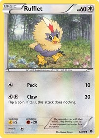 Rufflet 87/98 · Reverse Holo