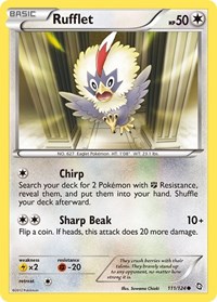 Rufflet 111/124 · Reverse Holo