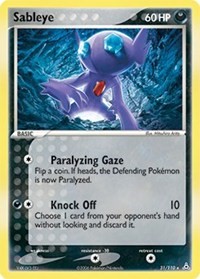 Sableye 31/110 · Reverse Holo