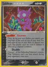 Sableye 10/100 · Reverse Holo