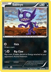 Sableye 68/146 · Reverse Holo