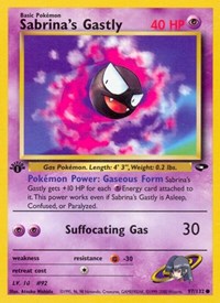 Sabrina's Gastly 097/132 · 1st Edition
