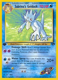 Sabrina's Golduck 030/132 · 1st Edition