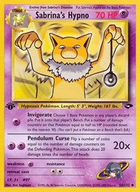 Sabrina's Hypno 056/132 · 1st Edition