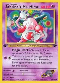 Sabrina's Mr. Mime 059/132 · 1st Edition