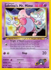 Sabrina's Mr. Mime 094/132 · 1st Edition