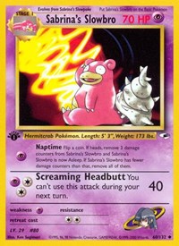 Sabrina's Slowbro 060/132 · 1st Edition