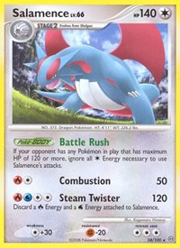 Salamence 24/100 · Reverse Holo