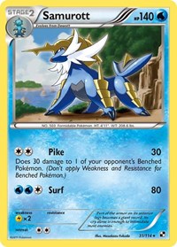 Samurott 31/114 · Reverse Holo